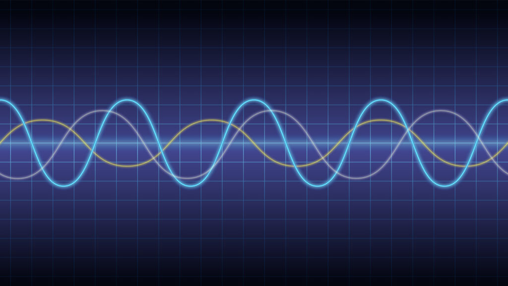ondas de teste Eddy Current